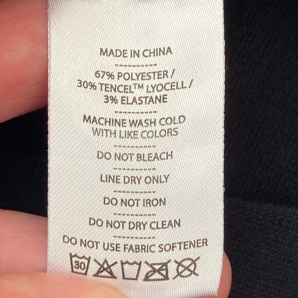 RHONE Men's Delta Pique Polo Performance Golf Lightweight Shirt Black, Large - Picture 10 of 11